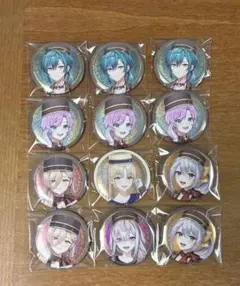 にじさんじ　缶バッジビスケット