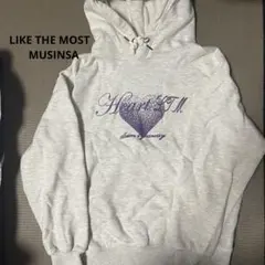 LIKE THE MOST MUSINSA 韓国　パーカー　ハート　kpop