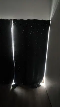 1級遮光カーテン プラネット ネイビー 星柄