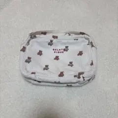 ジェラートピケ　販路限定商品　HOLIDAY ベア　オムツポーチ