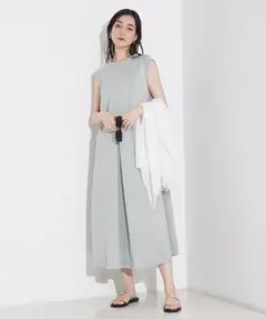 期間限定お値下げebureエブール未使用ライトピュアリネンドレス38