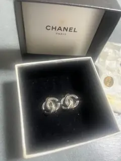 CHANEL シルバー ヴィンテージ イヤリング　ココマーク