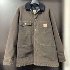 Carhartt ミシガン　チョアコート　DKB ダークブラウン　Sのサムネイル