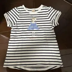 petit main ストライプ Tシャツ