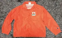 エクストララージChampionコラボ キッズ ナイロンジャケット　オレンジ
