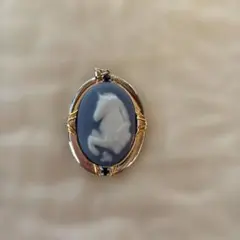 カメオシルバーペンダントトップユニコーンおまけ付き最終お値下げ