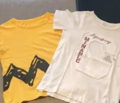 キッズTシャツセット イエロー ホワイト