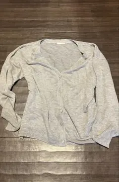 グレーラメカーディガンLサイズ