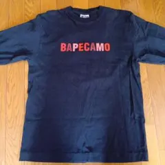 BAPECAMO 黒 長袖カットソーのサムネイル
