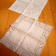 スワトウ刺繍ハンカチ2枚セット