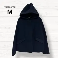 THE SHOP TK 2wayフード取外ショートコート アウター M 3236