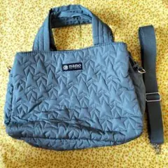 nano universeナノユニバース星柄キルティングバッグ　ショルダー軽量