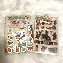 ズートピア シールセット 新品 8シート×クリアシート2枚 大容量★