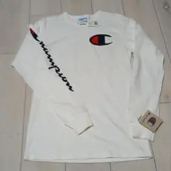 【新品未使用】Champion LS TEE GT47 ホワイト 長袖カットソーのサムネイル