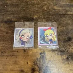 アイカツ！シールウエハース 星宮いちご 黒澤凛 ふぉるめーしょん