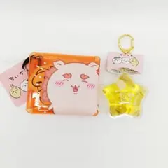 ちいかわ　クリアマルチケース(シーサー)　ぷかぷかキーホルダー(うさぎ)　セット