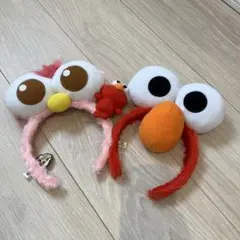 USJ ユニバ エルモ・モッピー カチューシャセット