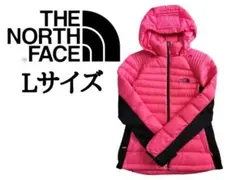 ノースフェイス ダウン レディース L ピンクPOLARTEC ポーラテック