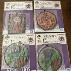 エヴァンゲリオン　一番くじ　ラバーコレクション　4種類