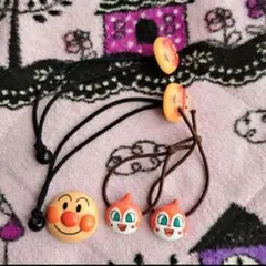 アンパンマン、ドキンちゃん　ヘアゴムセット