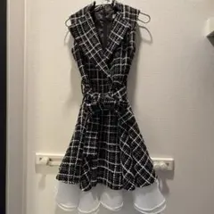 an キャバドレス　Andy sugar ツイード　シアー