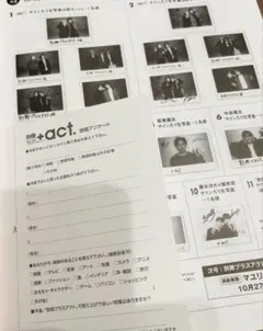 別冊+act プラスアクト Vol.42 応募券/応募ハガキ