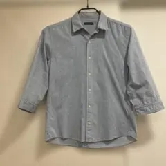 URBAN RESEARCH ライトブルー七部袖シャツ