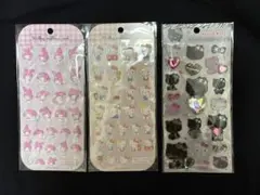 サンリオシール　まとめ売り　ハローキティ　マイメロ　キラキラストーン