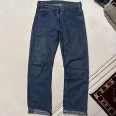 70's Lee RIDERS 200 サイド黒 ユニチケ 実寸W34 移行期