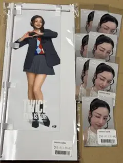 まとめ売】TWICE オンラインくじ ステッカー ミニのぼり 9点セット