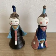 【美品】陶器 ひな人形