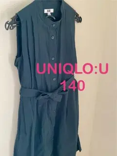 UNIQLO ユニクロ 女の子 ノースリーブワンピース 140
