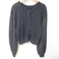 美品　Jouetie カーディガン　ブラック　ラメ　■　D343