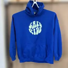 【US古着 】 GILDAN HEAVY BLEND パーカー ブルー XLのサムネイル