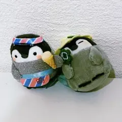 コウペンちゃん 暑いのにお出かけしてえらい！ぬいぐるみ 2点 麦わら