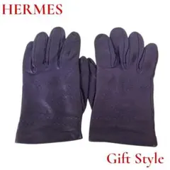 HERMES エルメス 手袋 グローブ パープル レディース ブランドのサムネイル