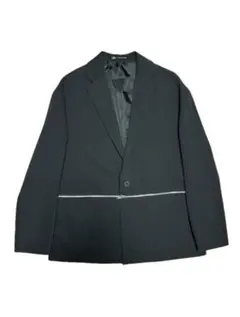 ZARA ジップデザイン テーラードジャケット ブラック モード　オーバーサイズ