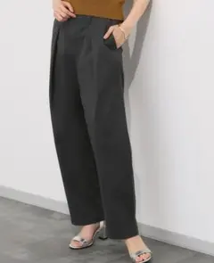 ホープナチュラル コットン混紡 ワイドチノパン M～Ｌ