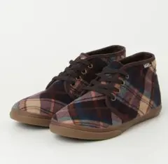 VANS チェック柄 ハイカットスニーカー
