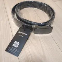 Samsonite ブラックレザーベルト