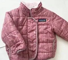 patagonia ピンク アウター リバーシブル 6-12M