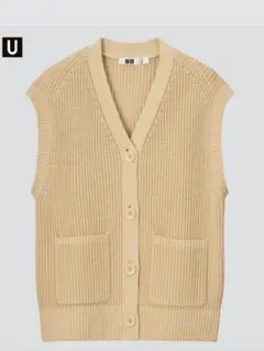 UNIQLO U VネックベストLサイズ　試着のみタグなし