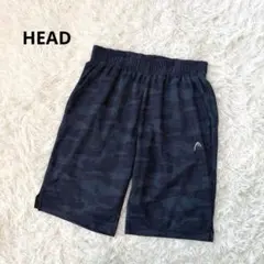 HEAD ハーフパンツ L ネイビー カモフラ 迷彩 ドライ メッシュ スポーツのサムネイル