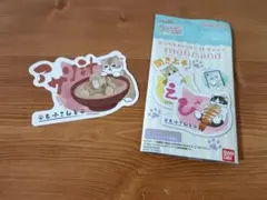 【商品の説明】 モバイルステッカーコレクション・モフサンド・寿司にゃん・あさり汁