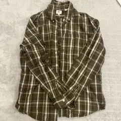 Levi's 長袖シャツ L オリーブグリーン系チェック