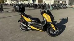 ヤマハ XMAX 2018年式 純正外装カウルセット イエロー　清掃、梱包済み