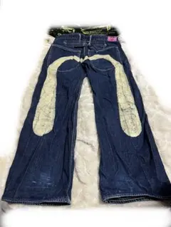 EVISU レディース用 デニムパンツ 大黒模様