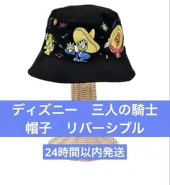 ディズニー　三人の騎士 帽子　ハット リバーシブル