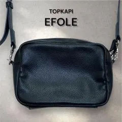 TOPKAPI EFOLE ワイドベルト ショルダーバッグ ブラック