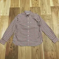 エーグル AIGLE ボタンダウンシャツ チェックシャツ　サイズXS 男女兼用のサムネイル